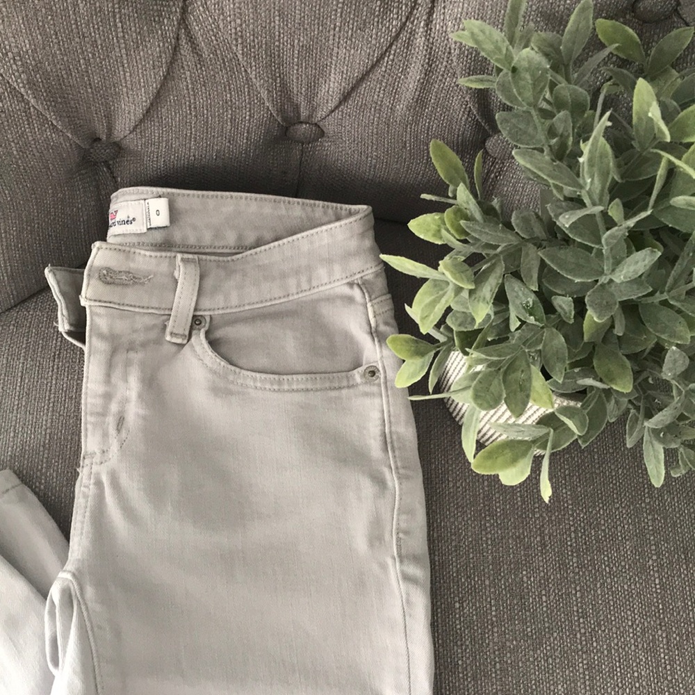 Vineyard Vines Skinny Grey Jeans